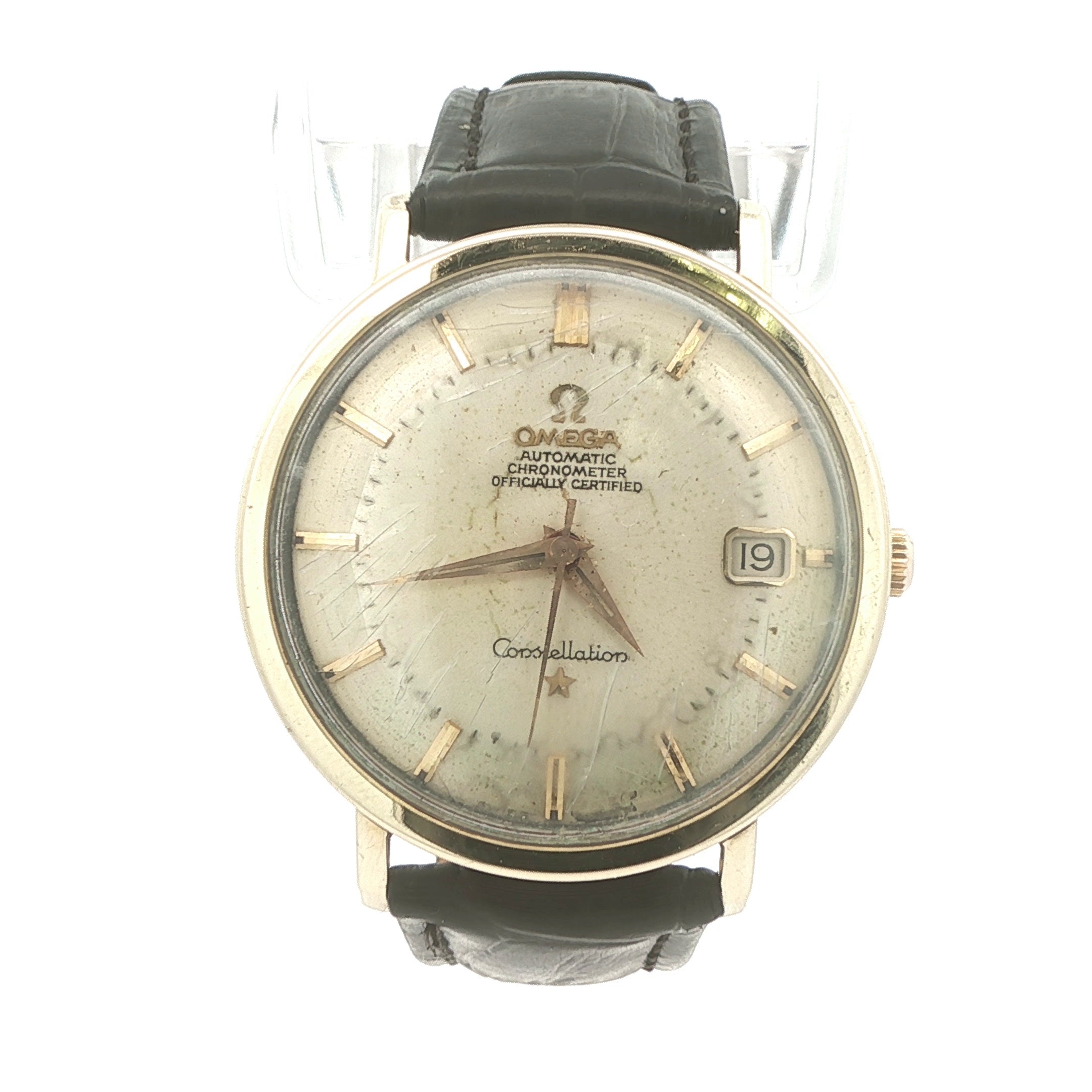 Estate 1966 Omega Constellation 14K Gold Automatic Chronometer – Ref. 168.004