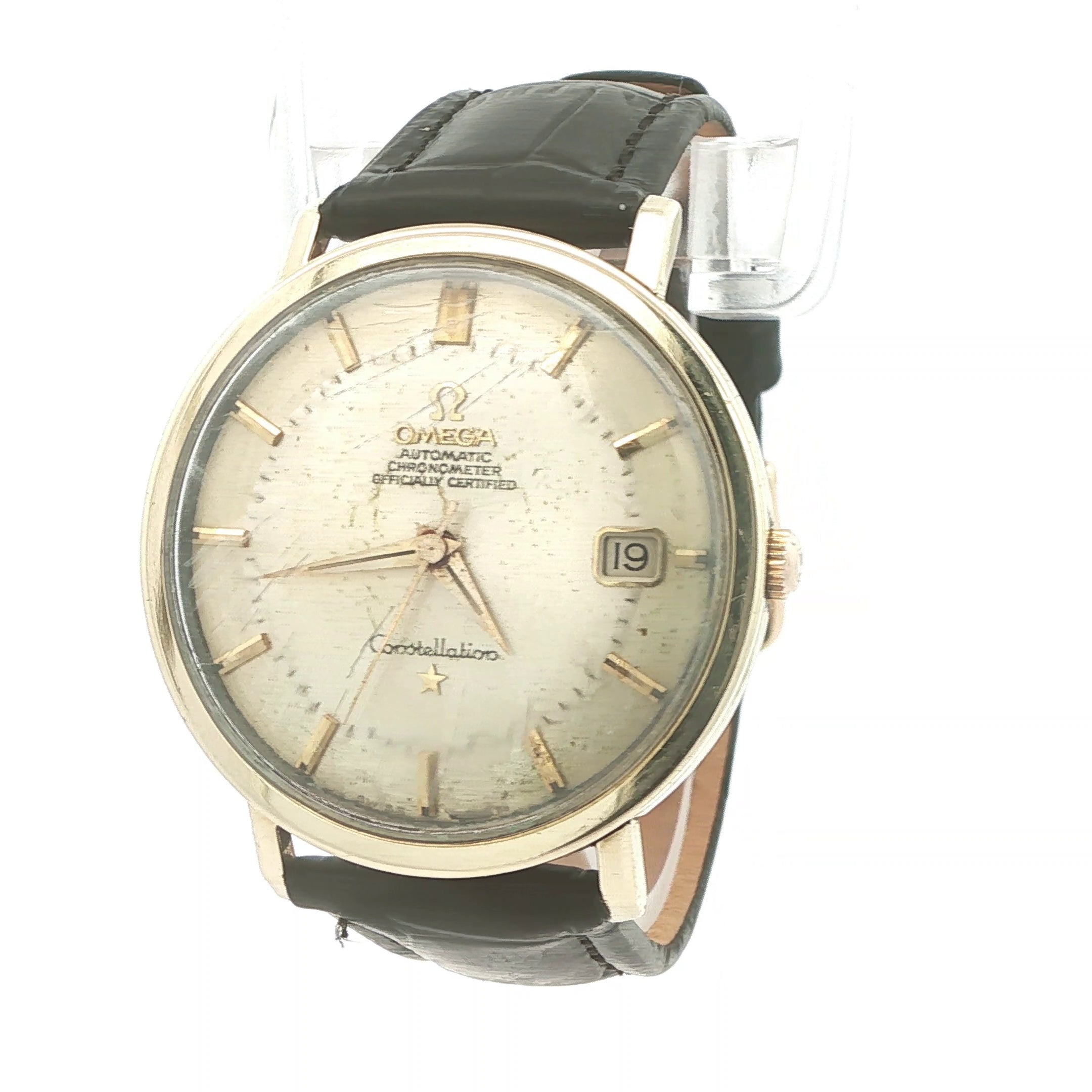 Estate 1966 Omega Constellation 14K Gold Automatic Chronometer – Ref. 168.004