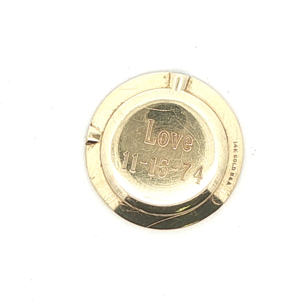 Estate 1960s Omega Swiss 14K Gold Mystery Dial Watch – Black Dial Manual Wind Vintage