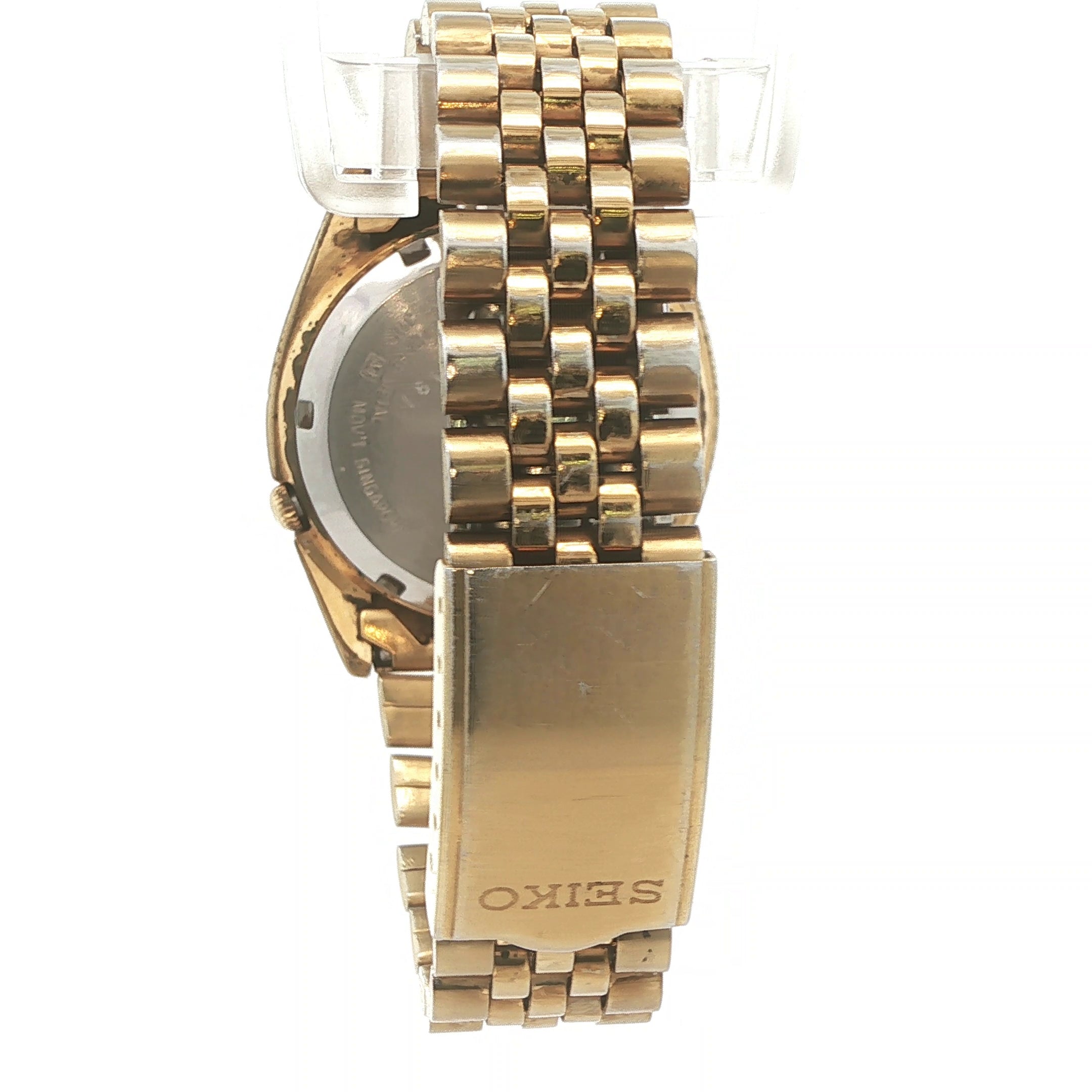 SEIKO 5 Automatic 21 Jewels 7S26-02W0稼働品 Vintage 1990s Seiko Automatic 7S26-3119 Gold Tone Watch 21 Jewels