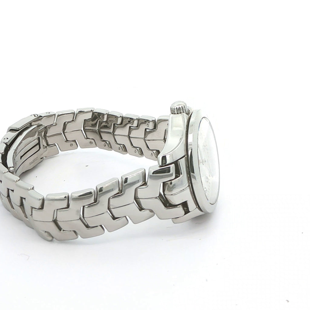 Estate TAG Heuer Link Professional 200M Diamond Dial Stainless Steel Watch c. 1990s–2000s
