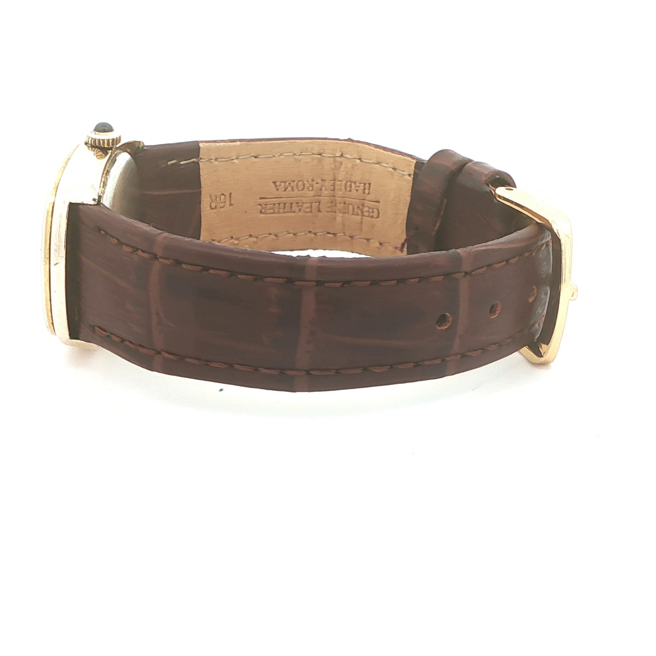 Estate Vintage 1980s Solvil et Titus Genève Swiss Quartz Roman Numeral Dress Watch Ref. 9496