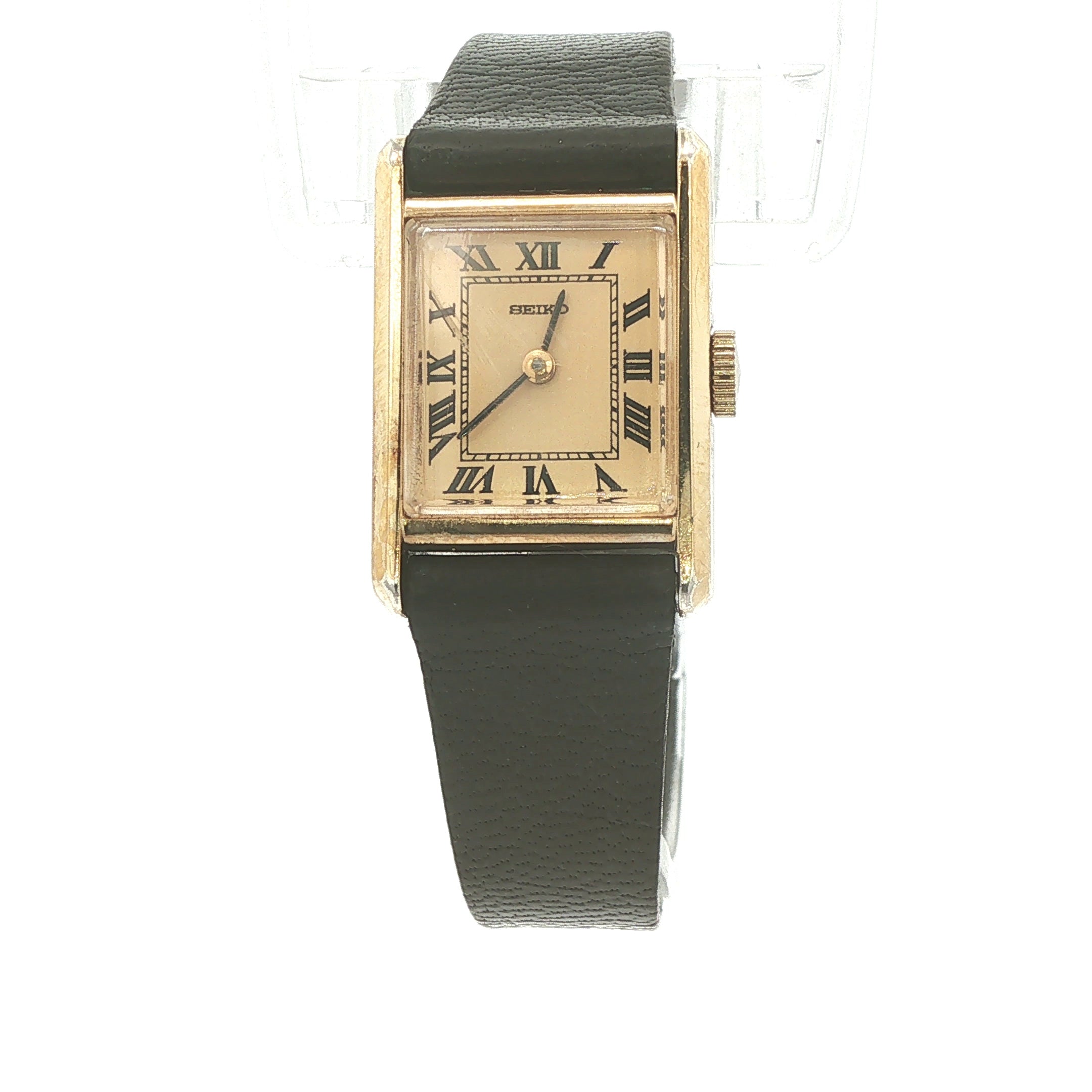 Estate Seiko Tank Watch 1980 Manual Wind Ref. 1100-5589 | Adamark