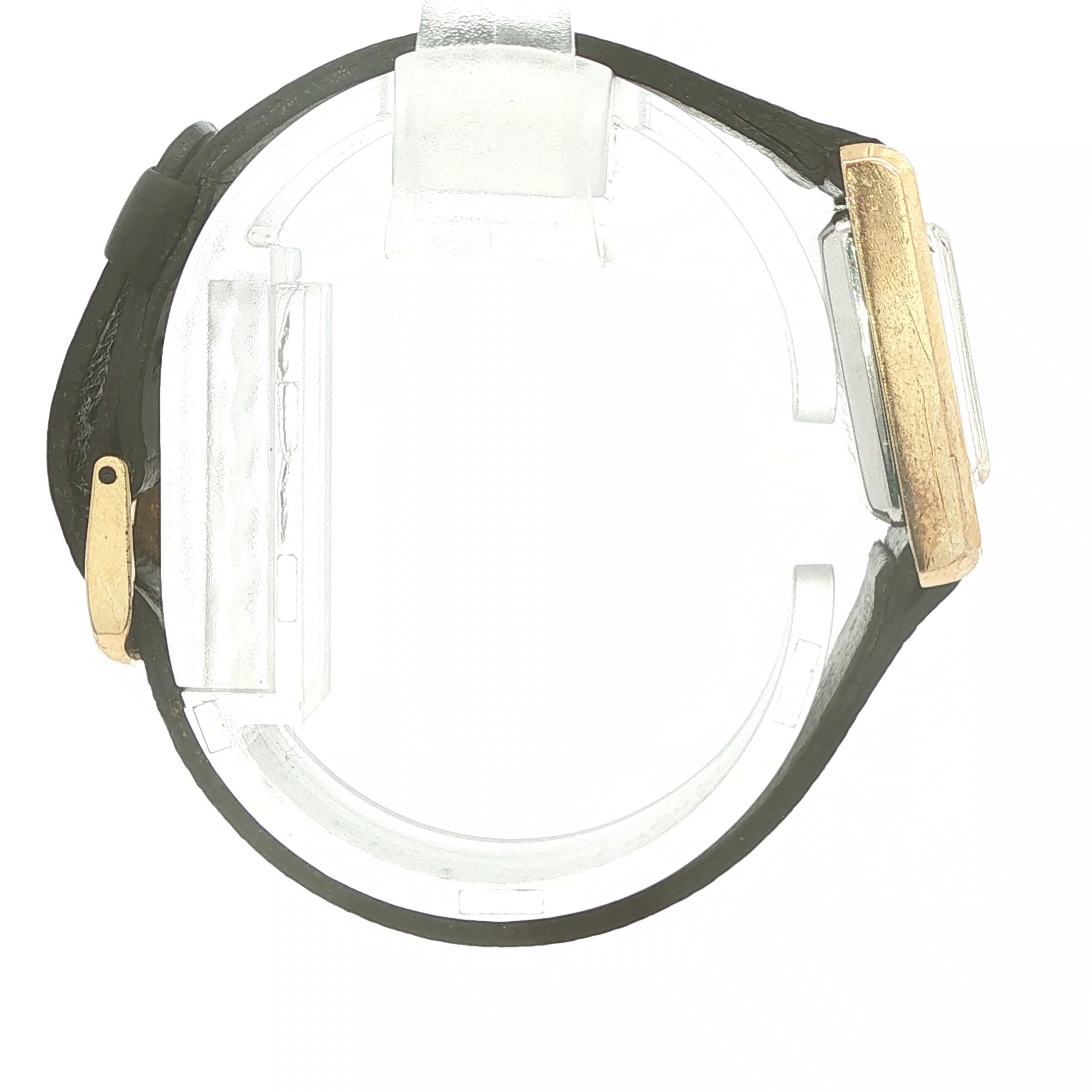ESTATE Seiko Tank Watch Vintage 1980 Manual Wind 1100-5589 - Original Band