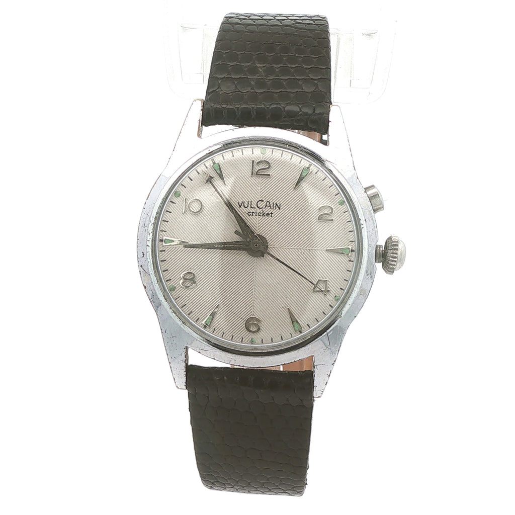VINTAGE 1950s Vulcain Cricket "Watch of Presidents" Mechanical Alarm Watch