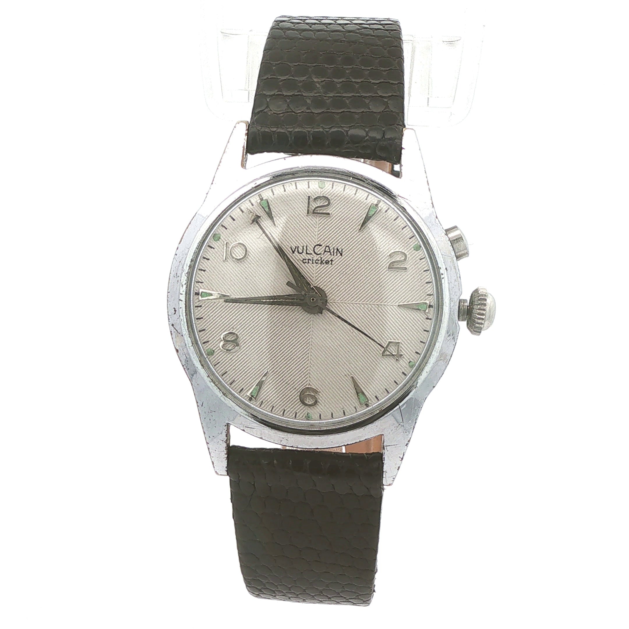VINTAGE 1950s Vulcain Cricket "Watch of Presidents" Mechanical Alarm Watch