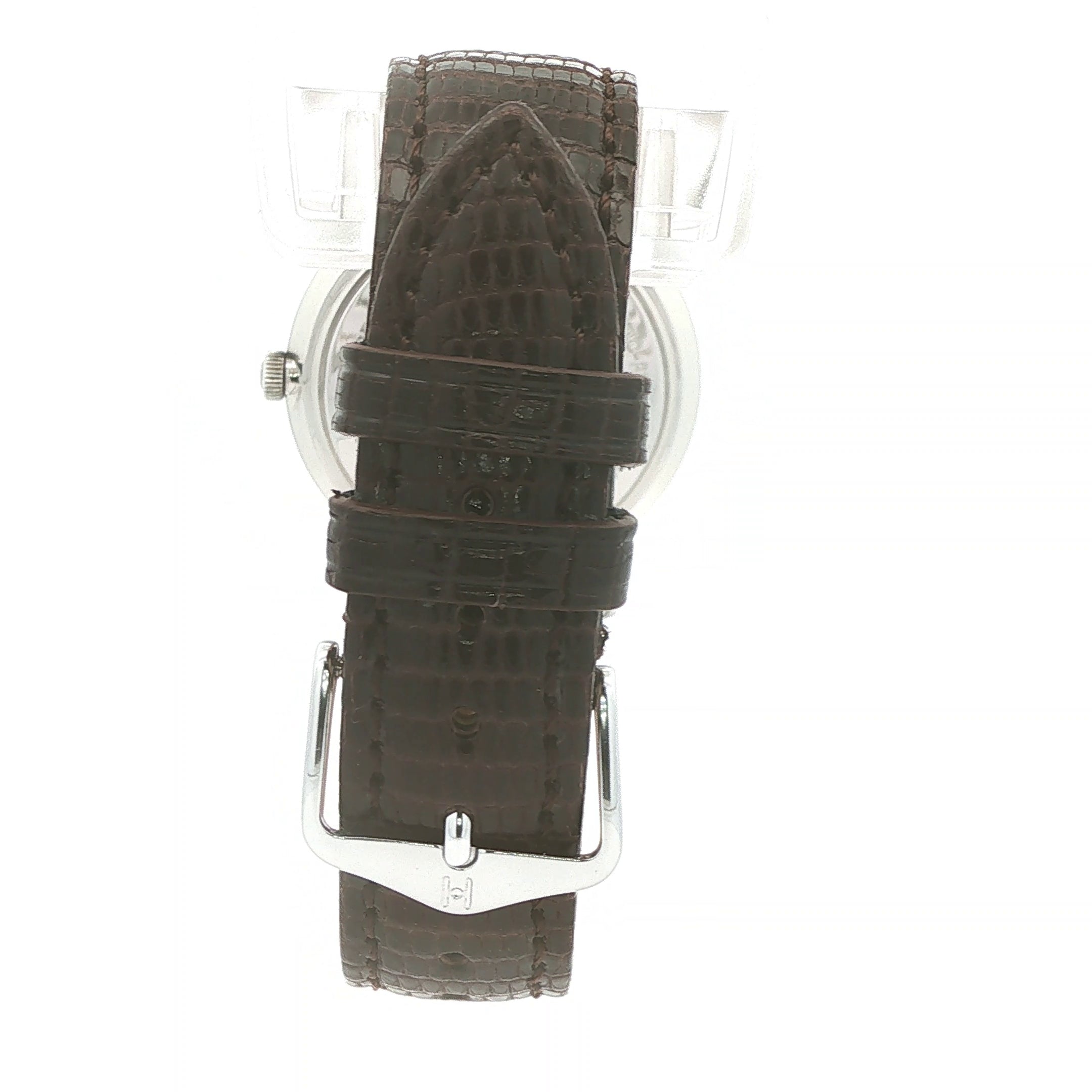 Estate 1960s–1970s Vintage Zodiac Automatic Date Stainless Steel Champagne Dial Dress Watch
