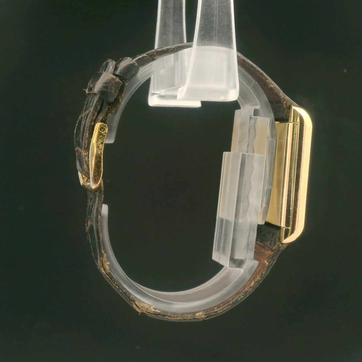 Vintage Cartier Watch 18K Yellow Gold Plated Dress Watch