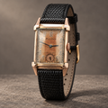 1946 Vintage Estate Bulova 14K Rose Gold-Filled Rectangular Watch – 21mm