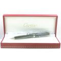 Estate Vintage 1990s Cartier Diabolo Platinum Finish 0.8mm Mechanical Pencil with Box & Papers