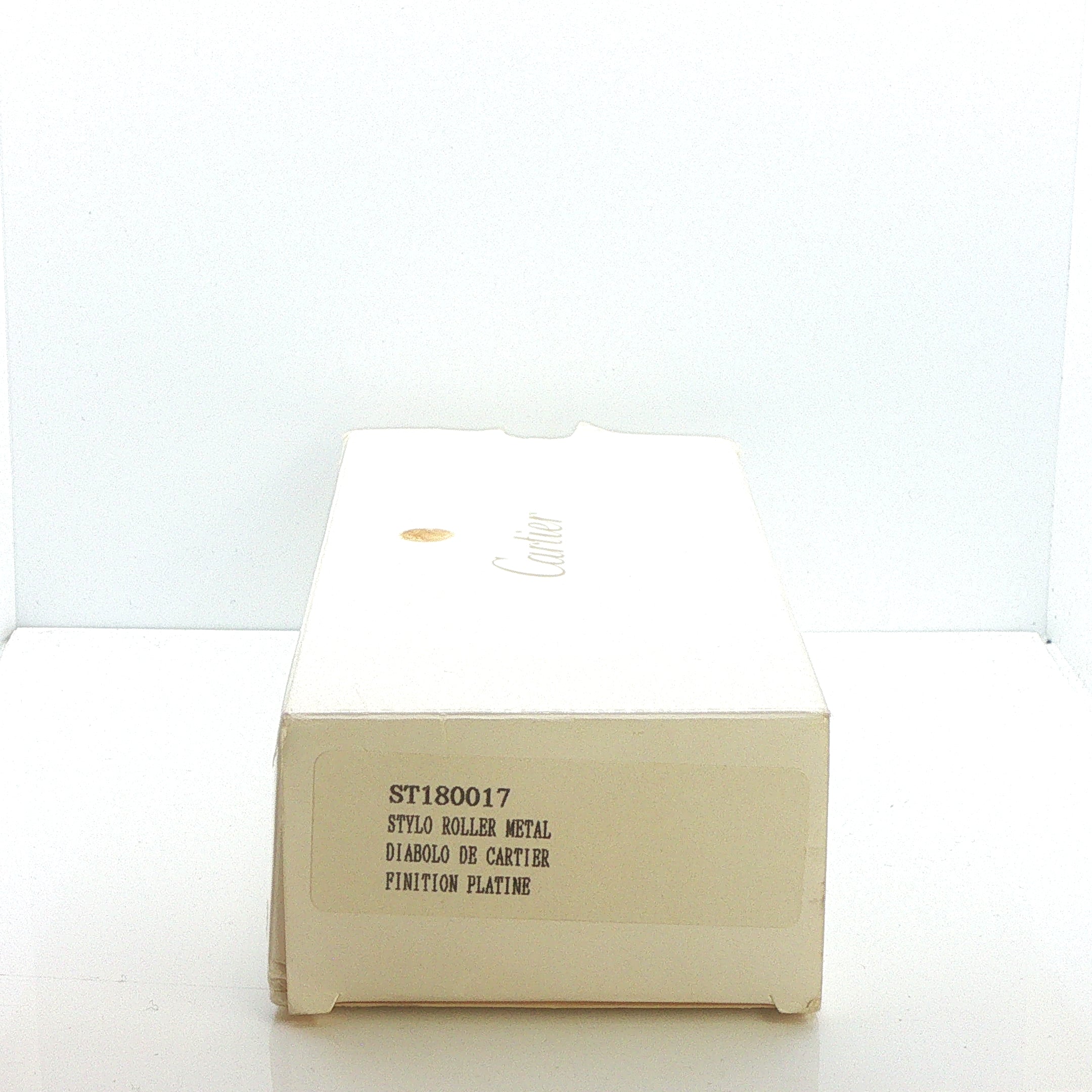 Estate Vintage 1990s Cartier Diabolo Platinum Finish 0.8mm Mechanical Pencil with Box & Papers