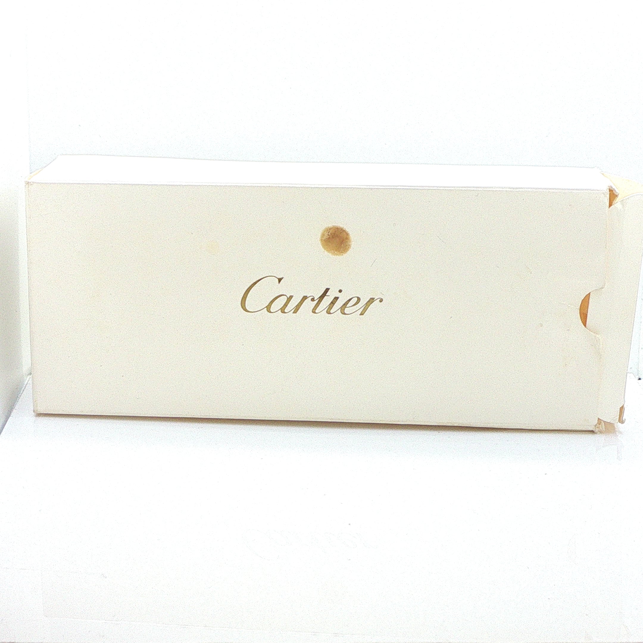 Estate Vintage 1990s Cartier Diabolo Platinum Finish 0.8mm Mechanical Pencil with Box & Papers