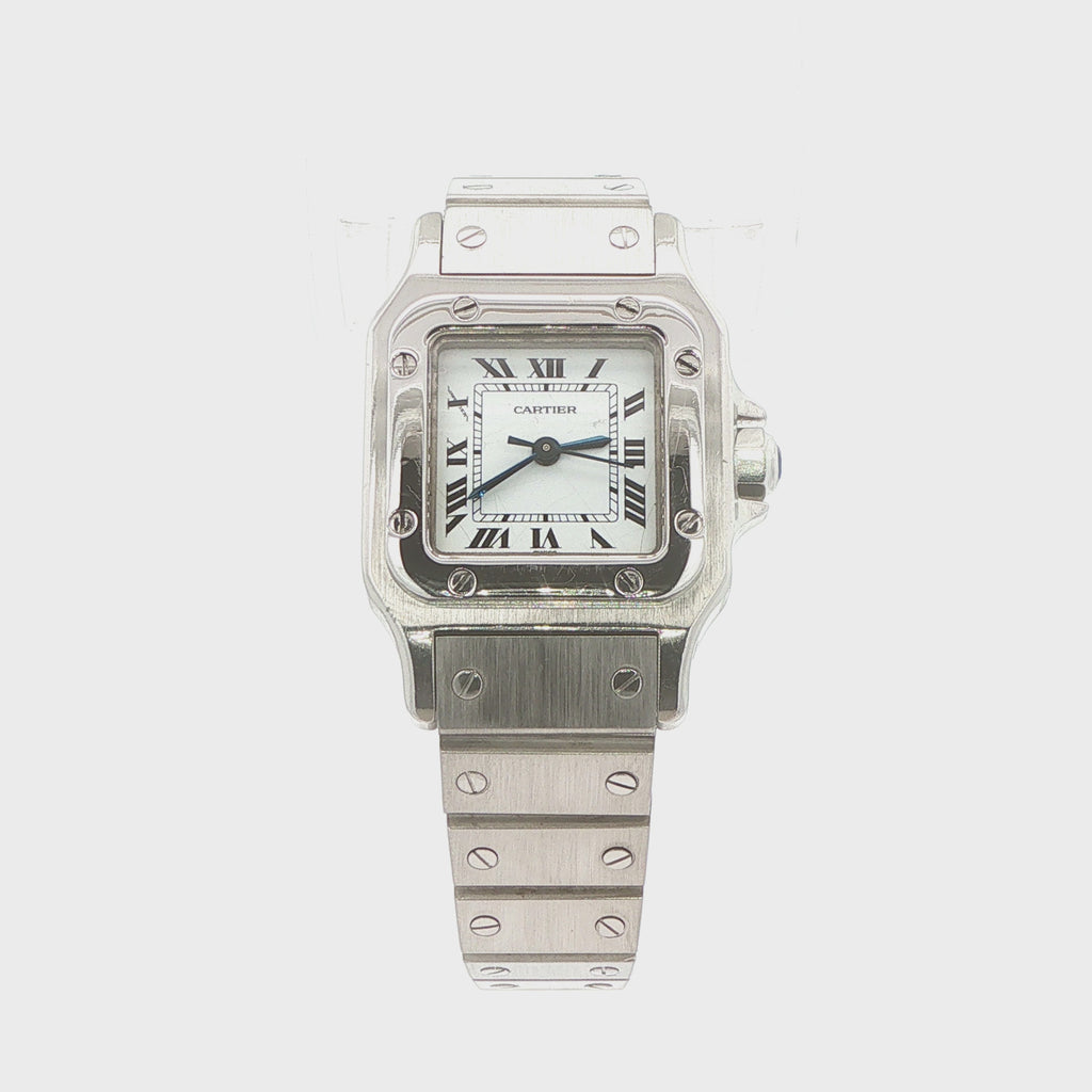 1980s Estate Cartier Santos Automatic Stainless Steel Watch – 23mm