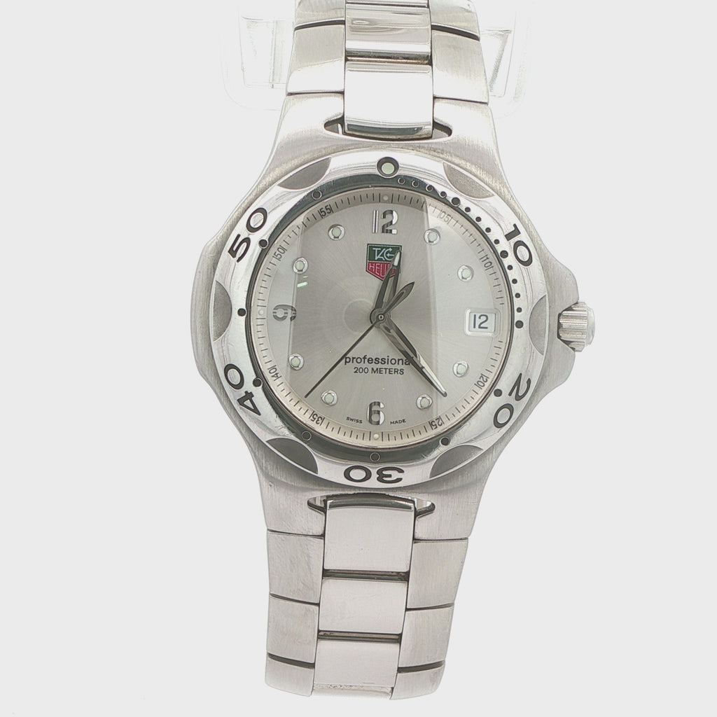 Estate TAG Heuer Kirium Professional 200M Stainless Steel Watch c. 1990s–2000s