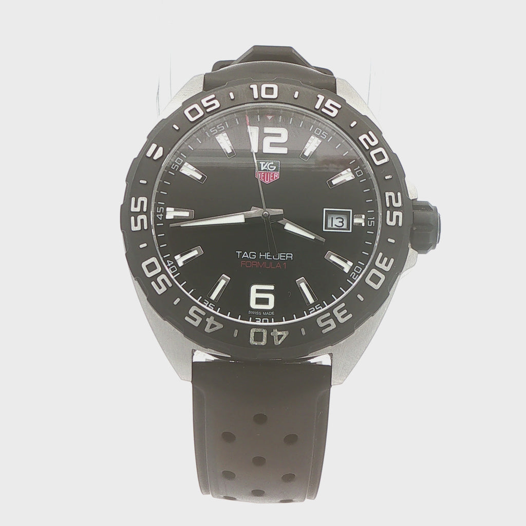 Estate TAG Heuer Formula 1 Black Dial Stainless Steel Watch – Box & Papers