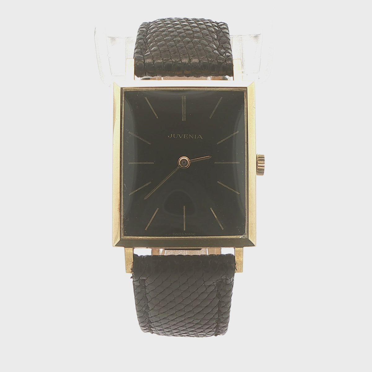 Vintage Circa 1960s Estate Juvenia 18K Yellow Gold Cal. 602 Manual-Wind 29mm Watch