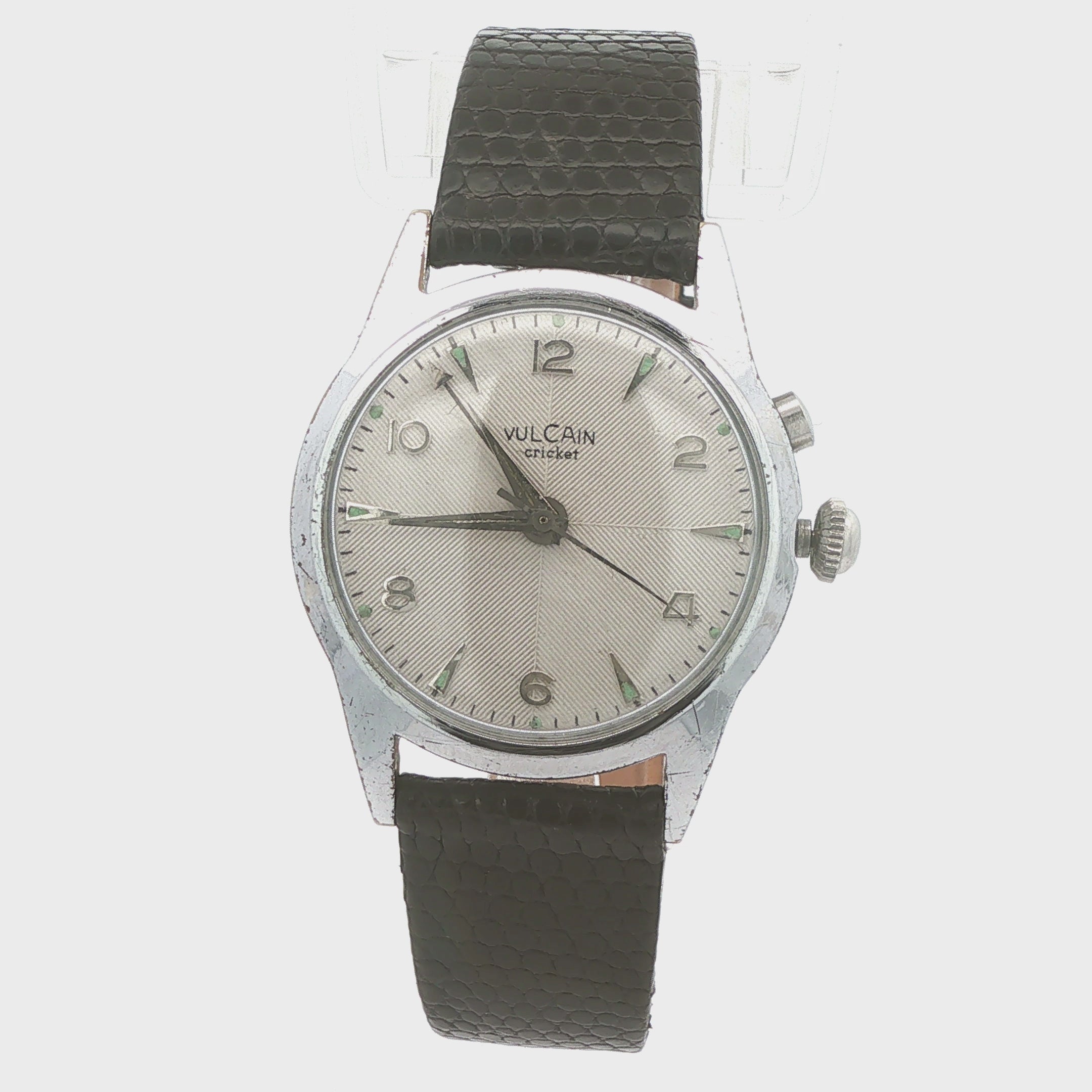 VINTAGE 1950s Vulcain Cricket "Watch of Presidents" Mechanical Alarm Watch