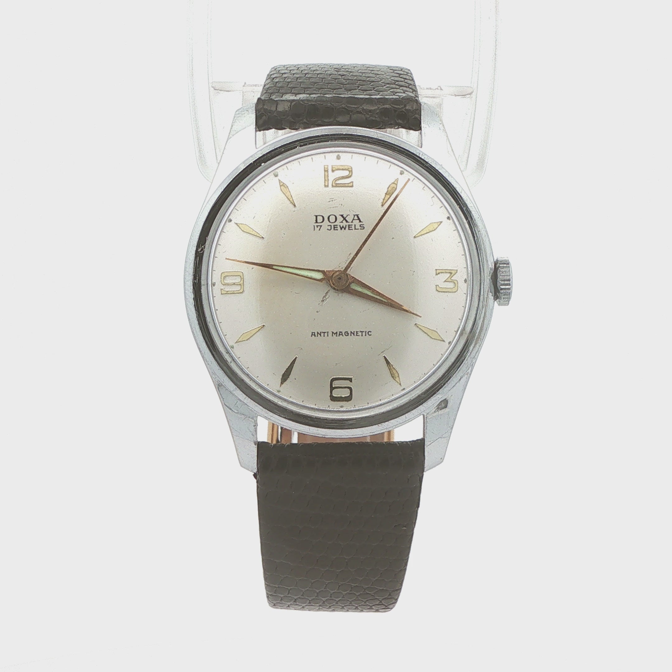 Vintage Circa 1950s Doxa 17-Jewel Anti-Magnetic Swiss Estate Watch
