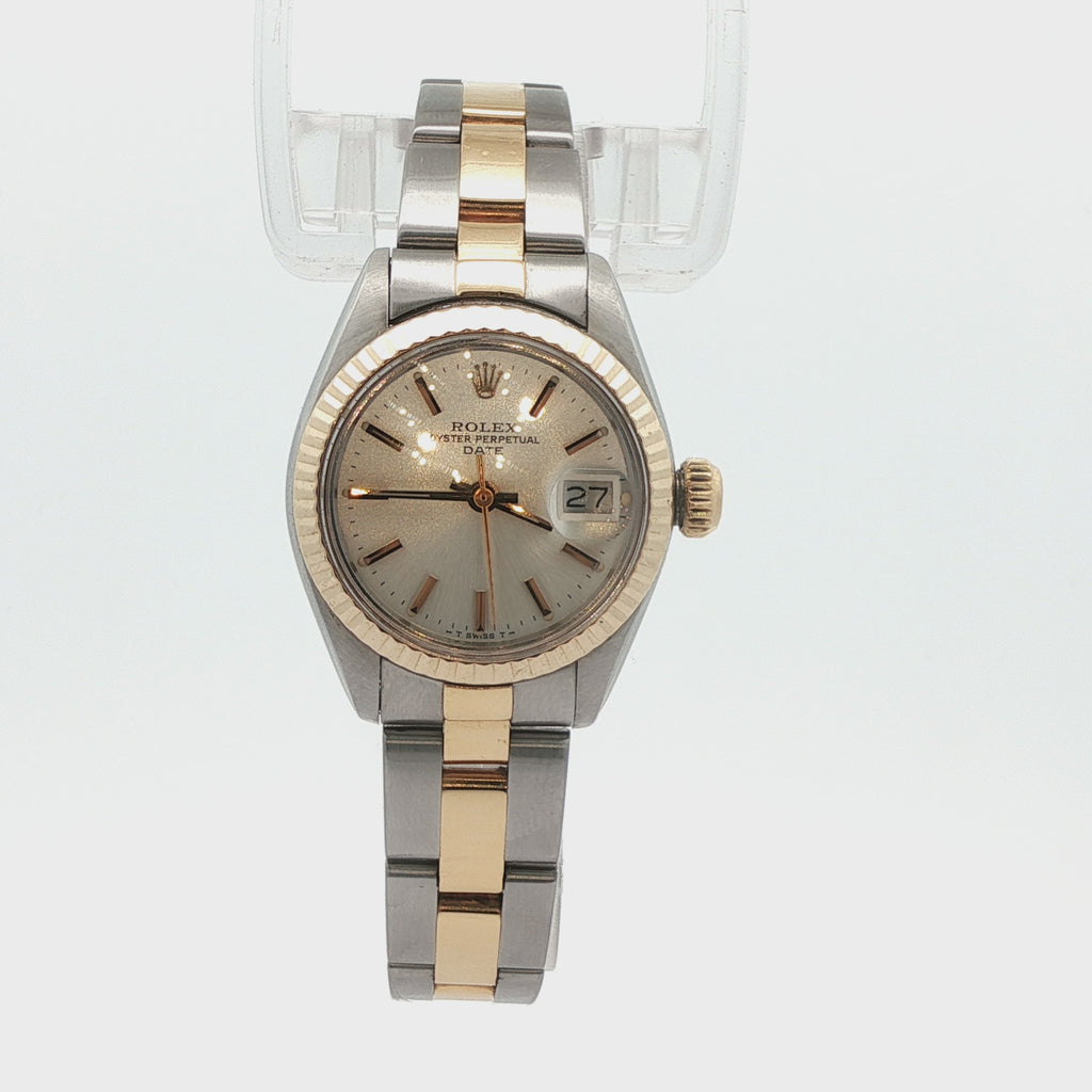 Rolex 14K/ST Oyster Perpetual Date