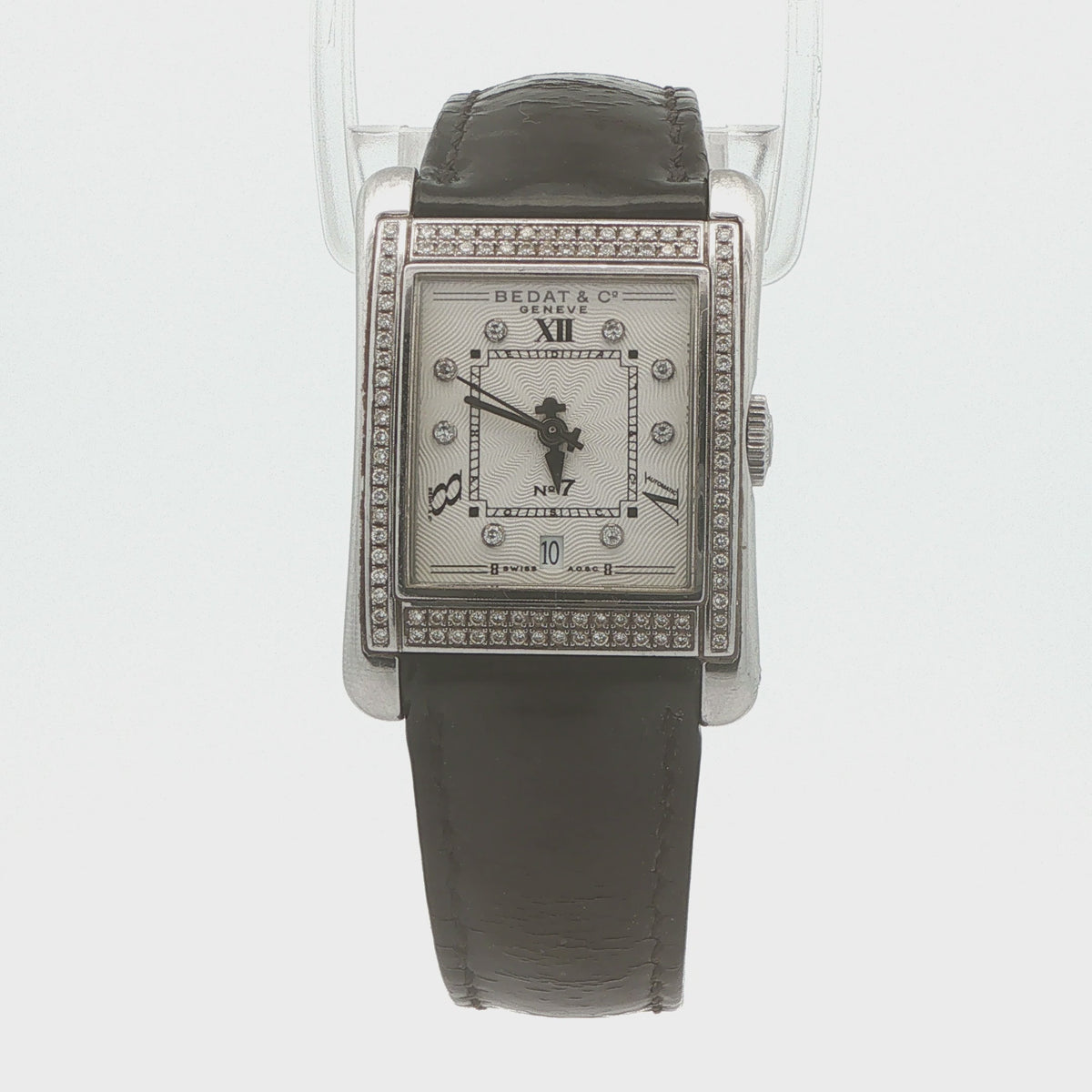 Vintage Early 2000s Bédat & Co. No. 7 Ref. 728 Diamond Swiss Automatic Estate Watch – Serviced