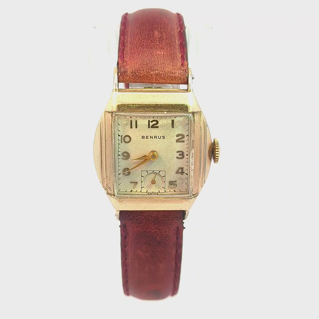 Estate Vintage Benrus 10K Gold Filled Swiss Watch | Adamark