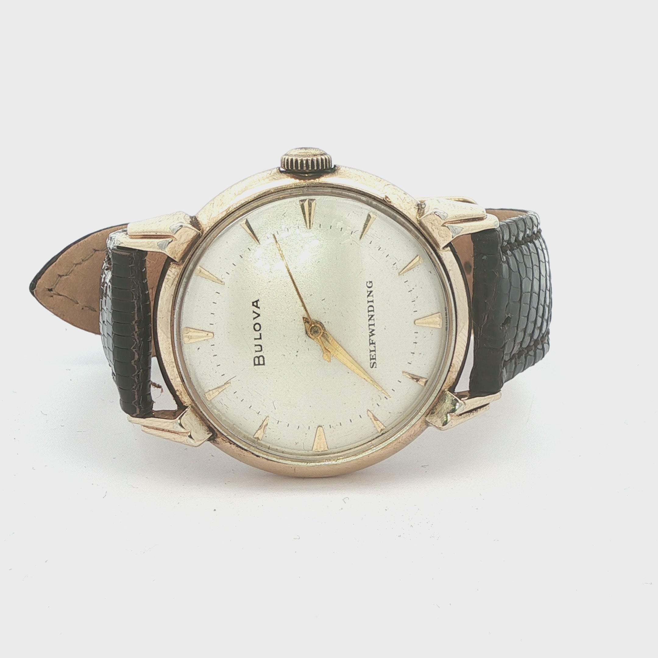 Estate Vintage Bulova Self-Winding Automatic Watch Circa 1950s - Gold-Filled
