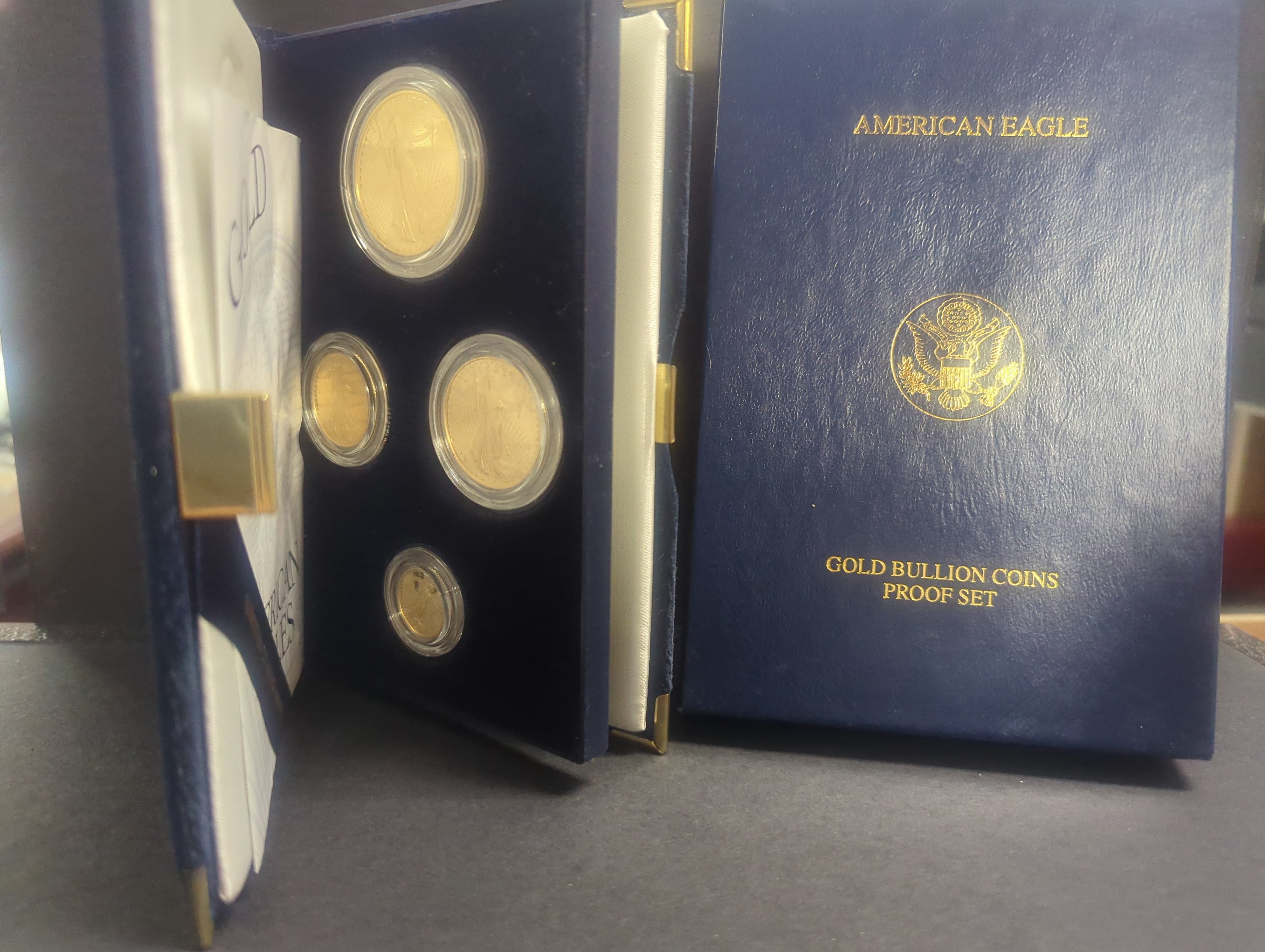 2003 Gold American Eagle Bullion Four Coins Proof Set