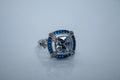 Sterling Silver Sapphire Colored Ring