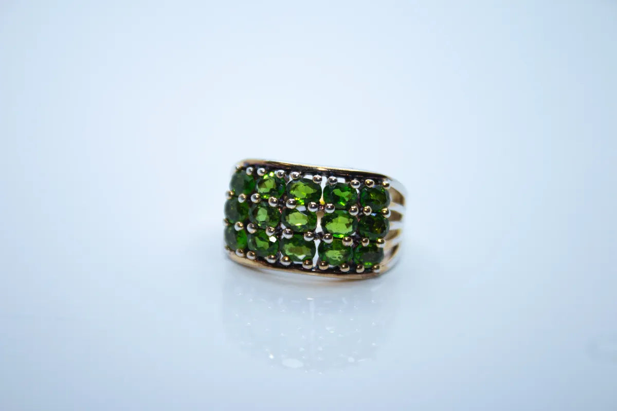 Sterling Silver Gold Plated Ring