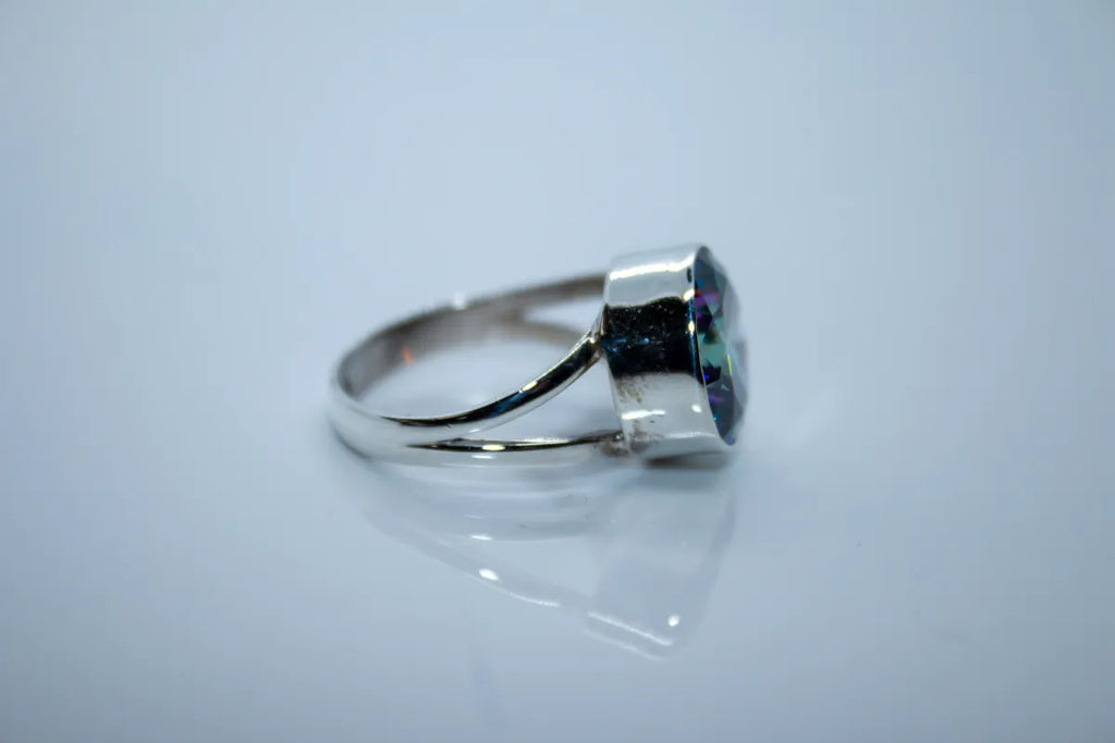 Sterling Silver Mystical Opals Ring