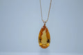 14 K Y/G Citrine Pendant