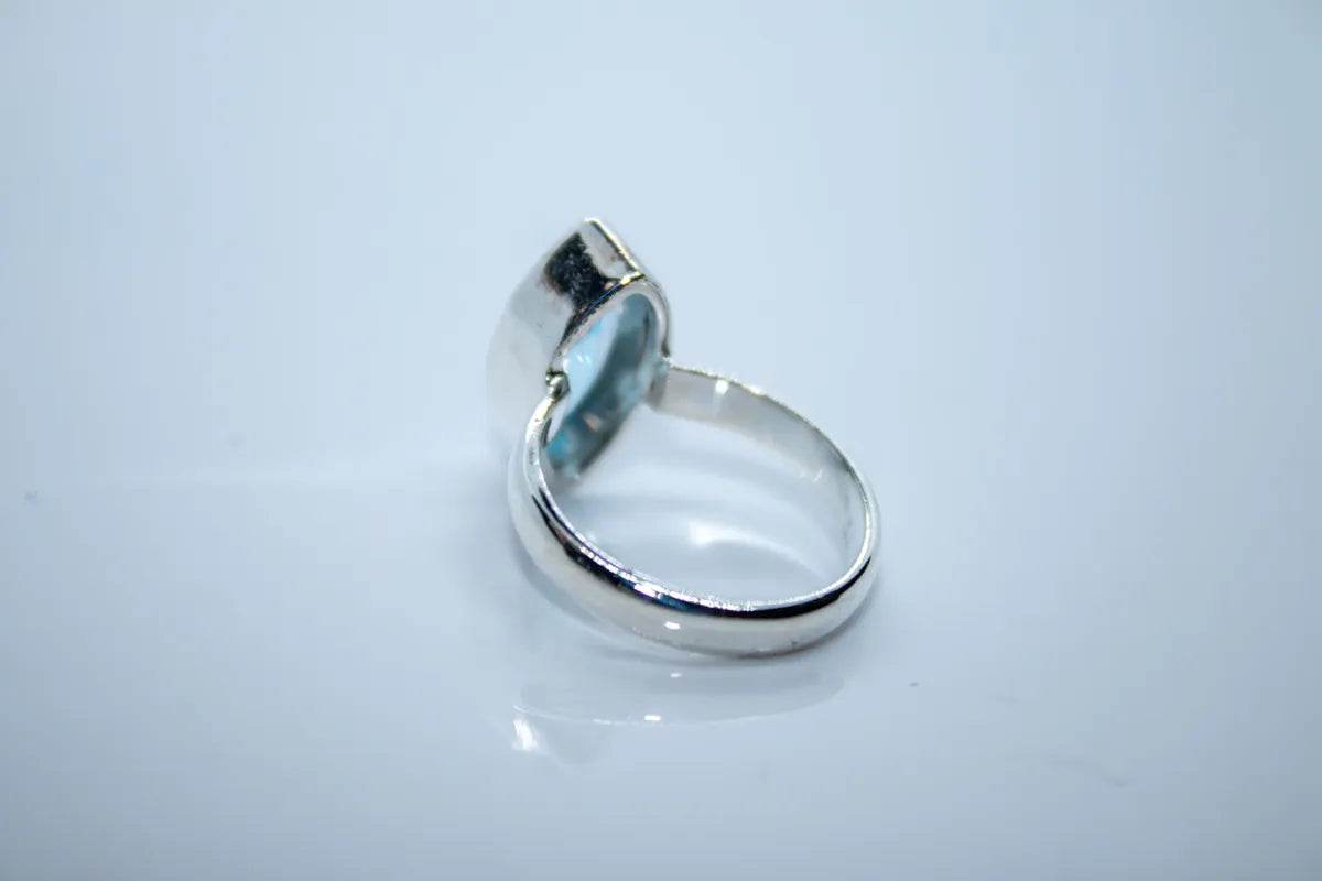 Sterling Silver Sky Blue Topaz Ring