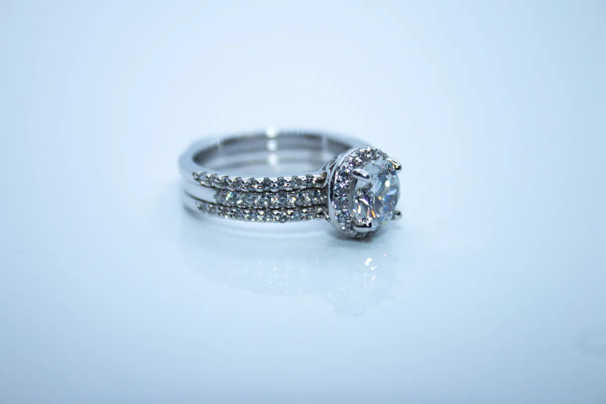 Sterling Silver Three Band Set of 3 Ring