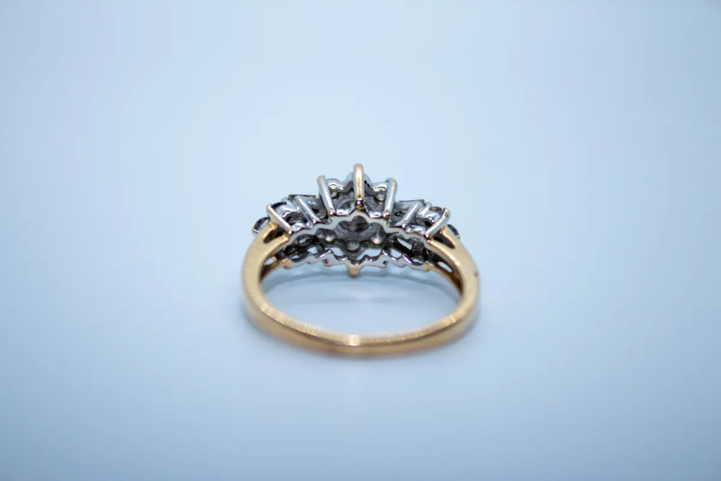 14K Estate Yellow Gold Diamond Ring