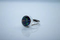 Sterling Silver Mystical Opals Ring