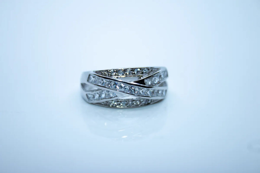 Sterling Silver Diamond CZ Ring