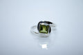 Sterling Silver Peridot Ring
