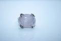 Sterling Silver Rose Quartz Ring
